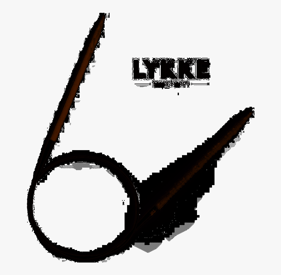 Lykke Driftwood Circular Wooden Needles - Illustration, Transparent Clipart