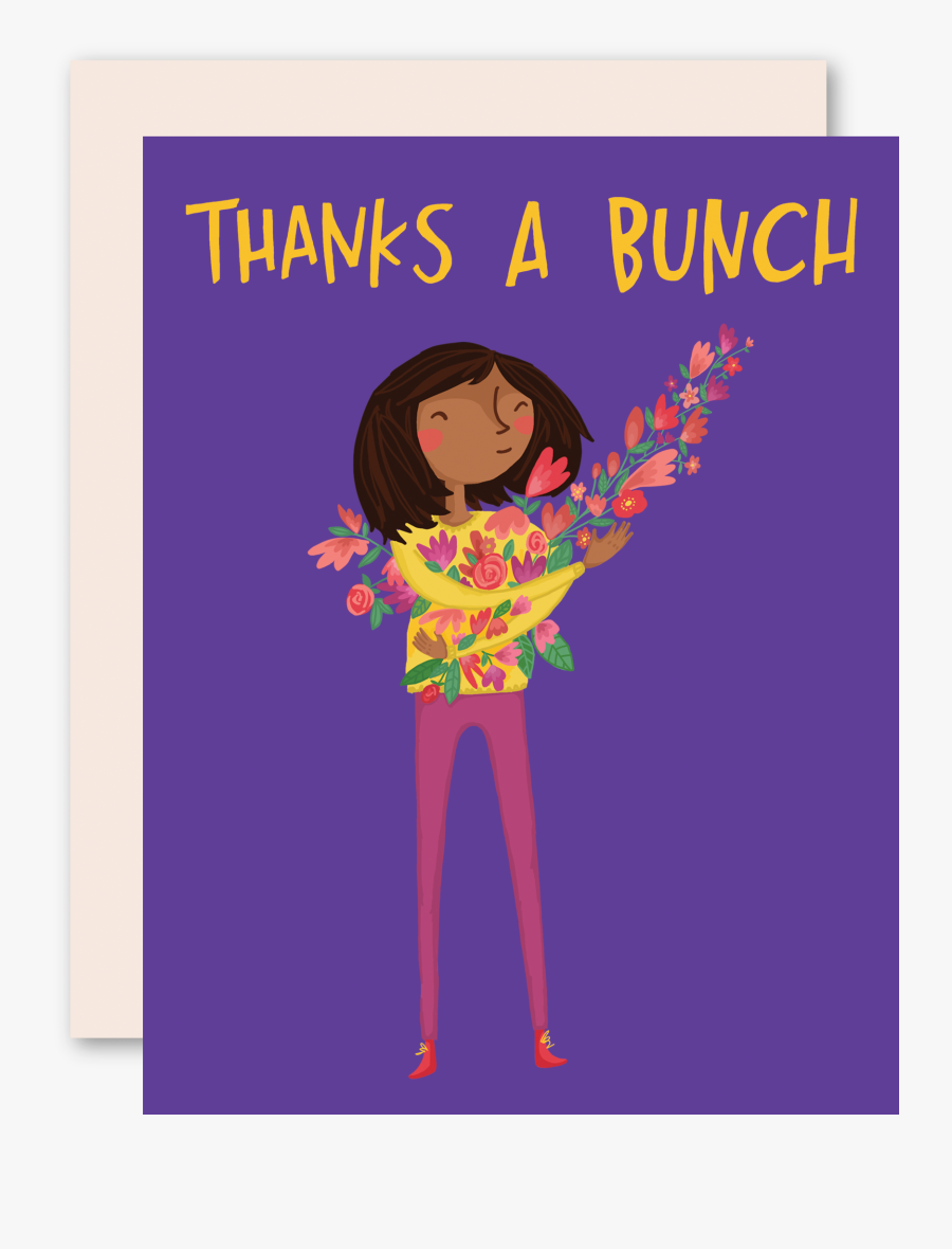 Thanks Clipart Thank You Card - Poster, Transparent Clipart