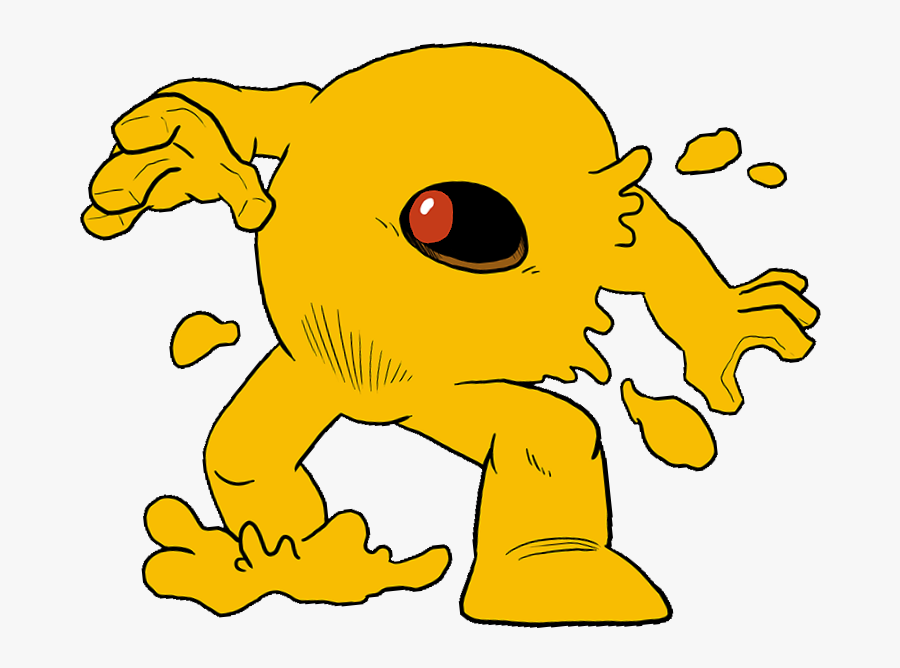 Yellow Devil - Cartoon - Cartoon, Transparent Clipart