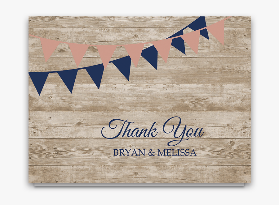 Clip Art Wedding Barn Wood Navy - Thank You Rustic Png, Transparent Clipart