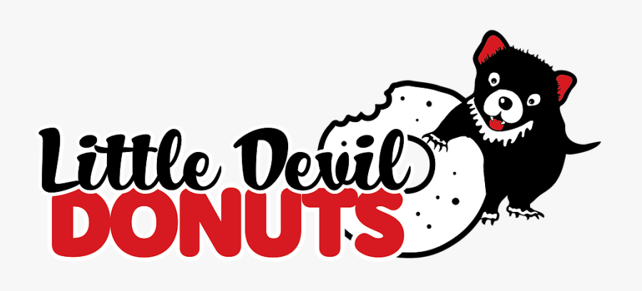 Little Devil Donuts Cmyk Red, Transparent Clipart