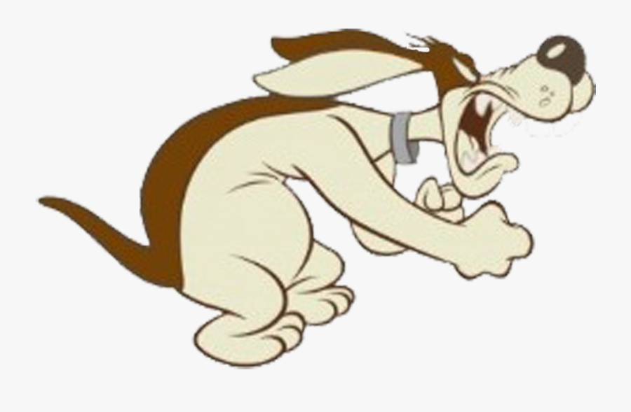 Barnyard Dawg Growling - Looney Tunes El Perro Del Gallo Claudio, Transparent Clipart