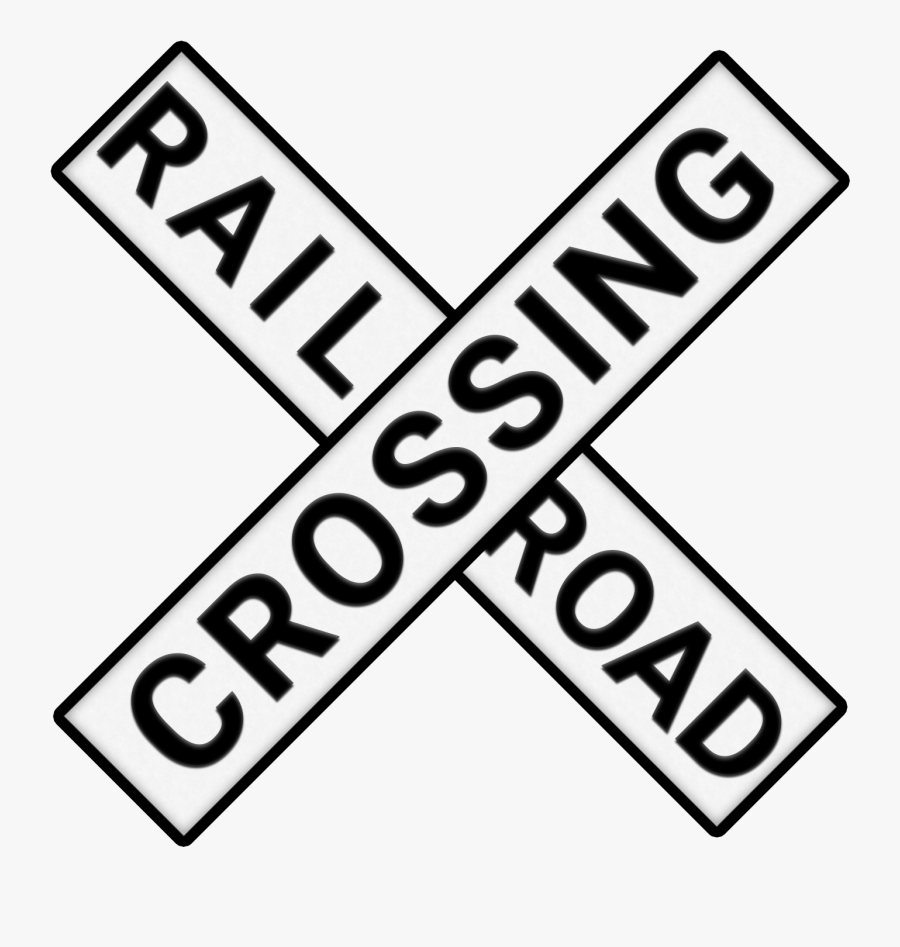 Transparent Railroad Sign Png - Railroad Crossing Sign In Spanish, Transparent Clipart