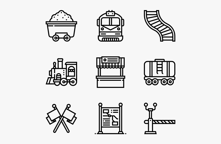 Railway - Video Production Icon Png, Transparent Clipart