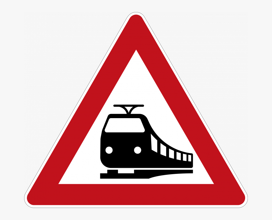 Train Crossing - Transparent Background Train Clipart, Transparent Clipart