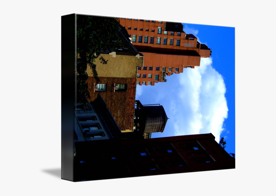 Clip Art Nyc Water Towers - Roof, Transparent Clipart