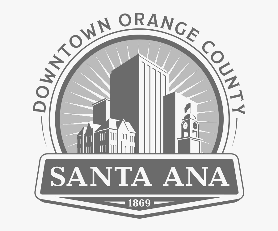 Santa Ana Water Tower Logo , Png Download - Downtown Orange County Santa Ana, Transparent Clipart