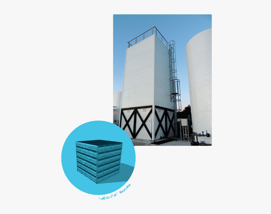 The Sycon® Water Biological Tower Is Innovative And - Silo, Transparent Clipart