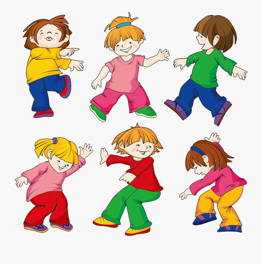 Dance Child Clip Art - Dancing Children, Transparent Clipart