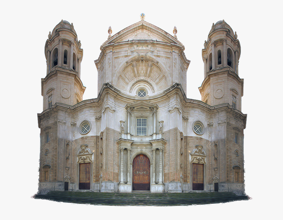 Cathedral Of Cádiz, Transparent Clipart