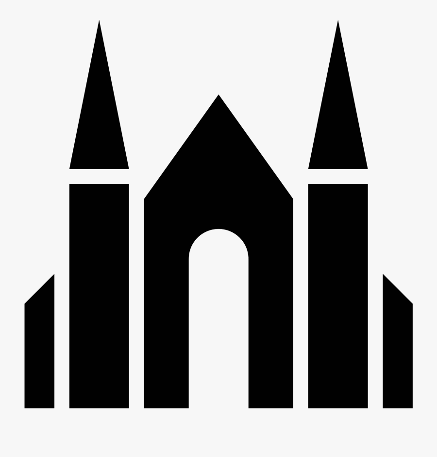 Free Download, Png And Vector - Cathedral Icon Png, Transparent Clipart