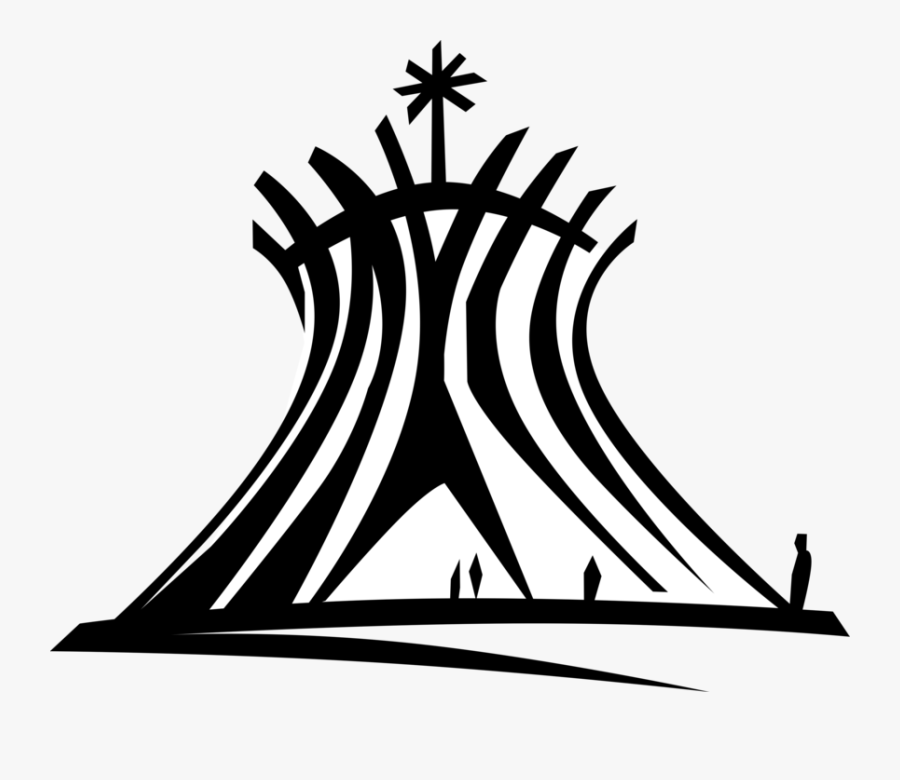 Clip Art Brasilia Png - Catedral De Brasilia Png, Transparent Clipart