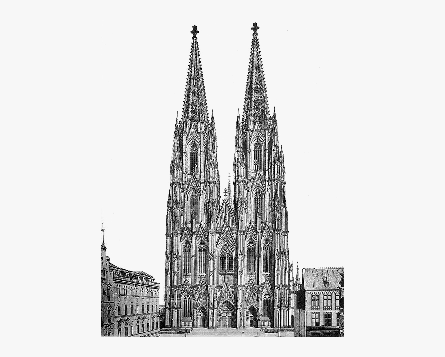 Cathedral Transparent Background - Cathedral Of Köln, Transparent Clipart