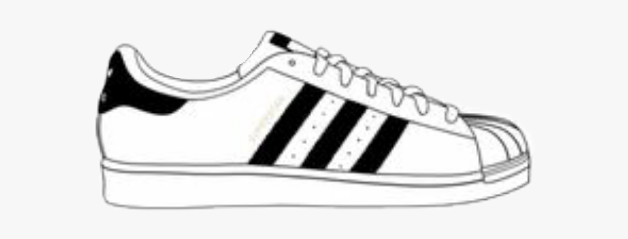 #adidas #superstars #superstar #shoe #shoes - Stickers Superstar, Transparent Clipart