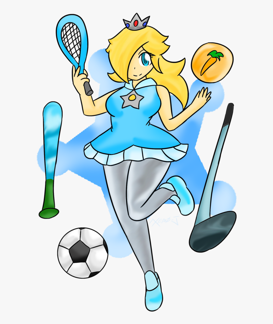 All Star Sports Image Transparent Stock Techflourish - Mario Sports Superstars Rosalina, Transparent Clipart