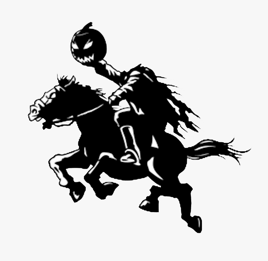 Headless Horseman Clipart - Headless Horseman Black And White, Transparent Clipart
