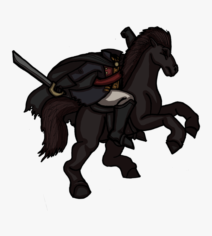 The Legend Of Sleepy Hollow The Headless Horseman Pursuing - Sketch Of The Headless Horseman, Transparent Clipart