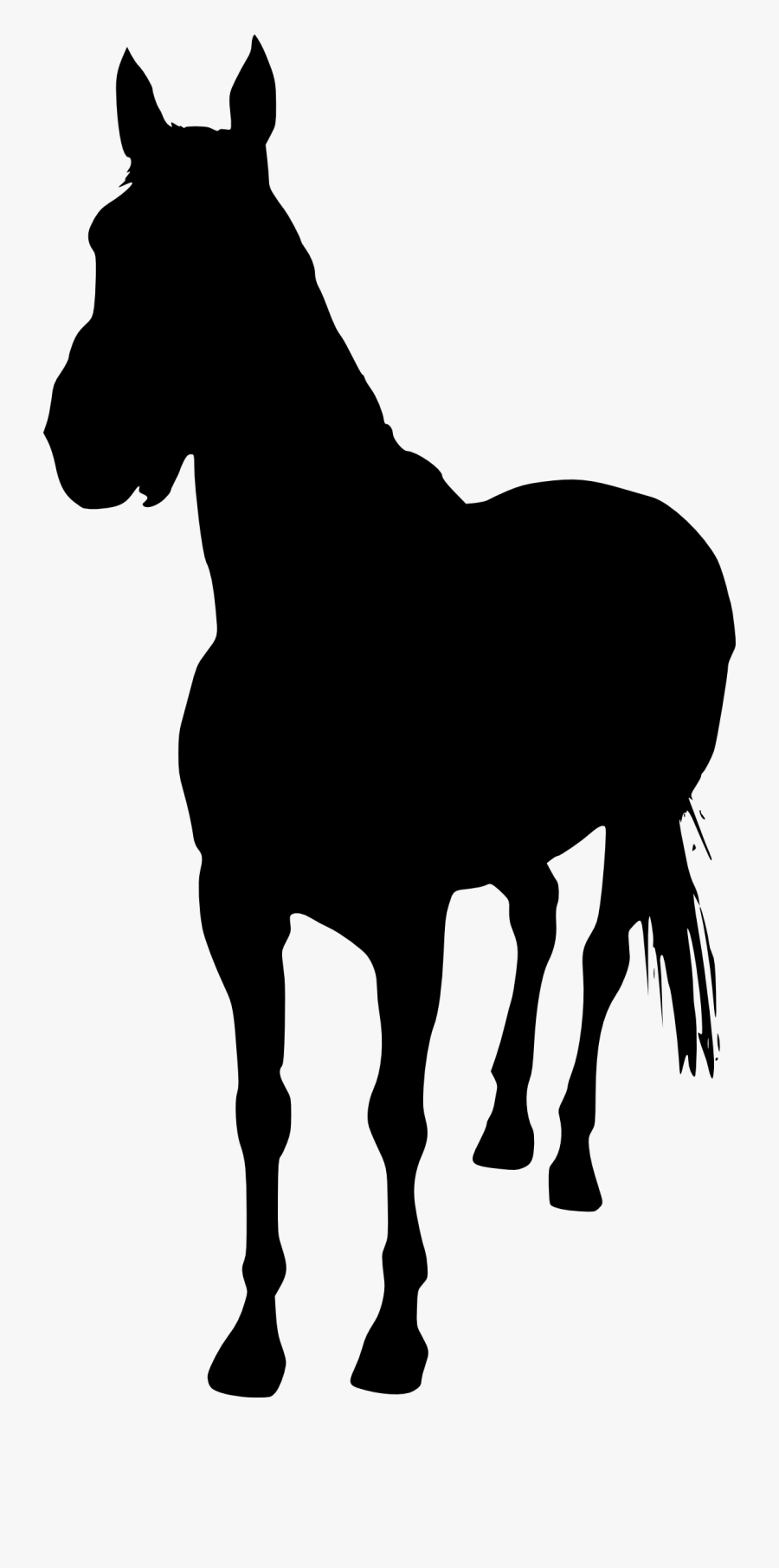 Unicorn Silhouette Clip Art - Horse Silhouette Transparent Background, Transparent Clipart