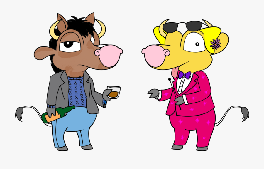 Cowsplay - Bojack Horseman - Cartoon - Cartoon, Transparent Clipart