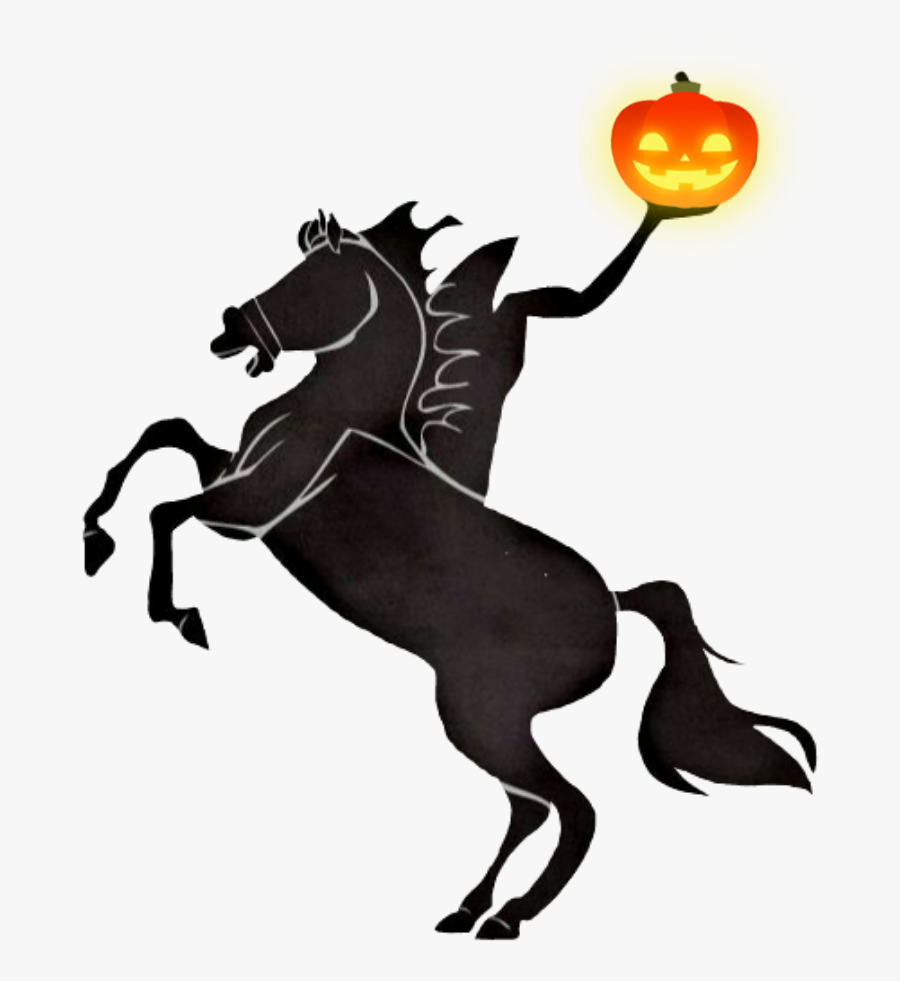 #halloween #scary #headlesshorseman #halloweeniscoming - Illustration, Transparent Clipart