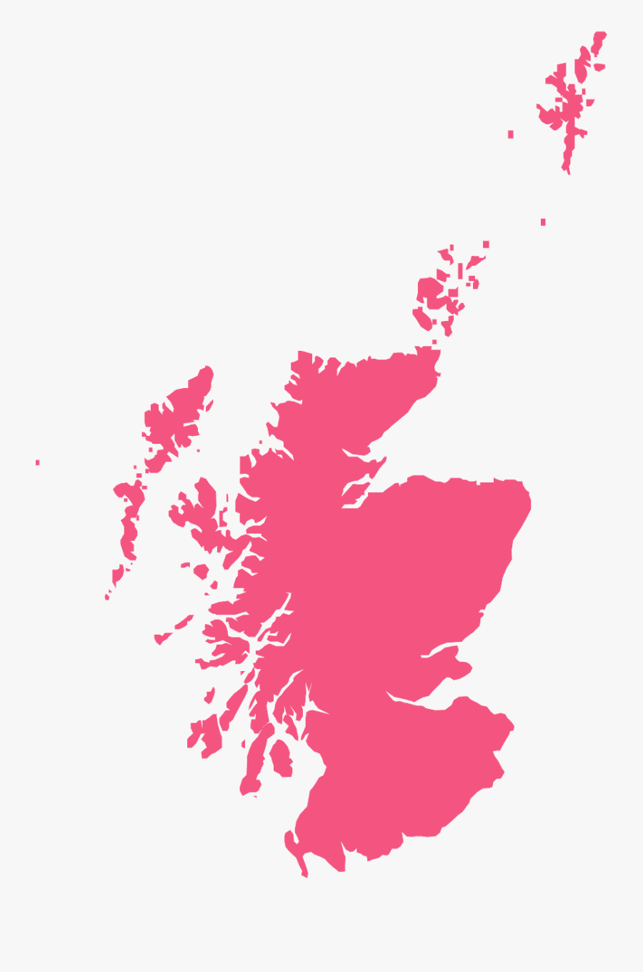 Scotland Map Vector Free, Transparent Clipart