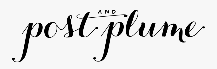 Post And Plume - Calligraphy, Transparent Clipart