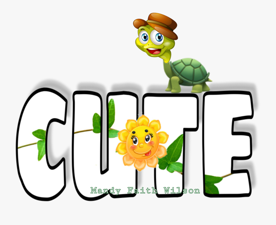 #cute #cuteflower #flower #turtle #compliment #compliments, Transparent Clipart