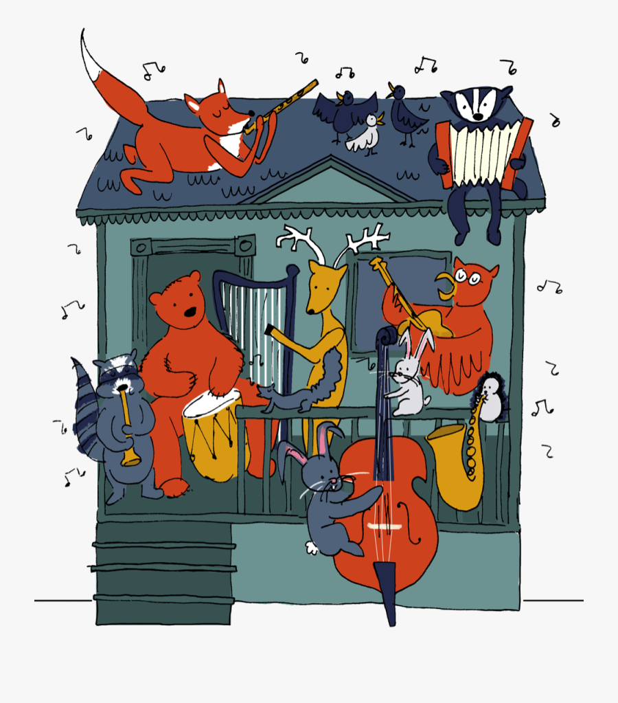 West Philly Porchfest Poster, Transparent Clipart