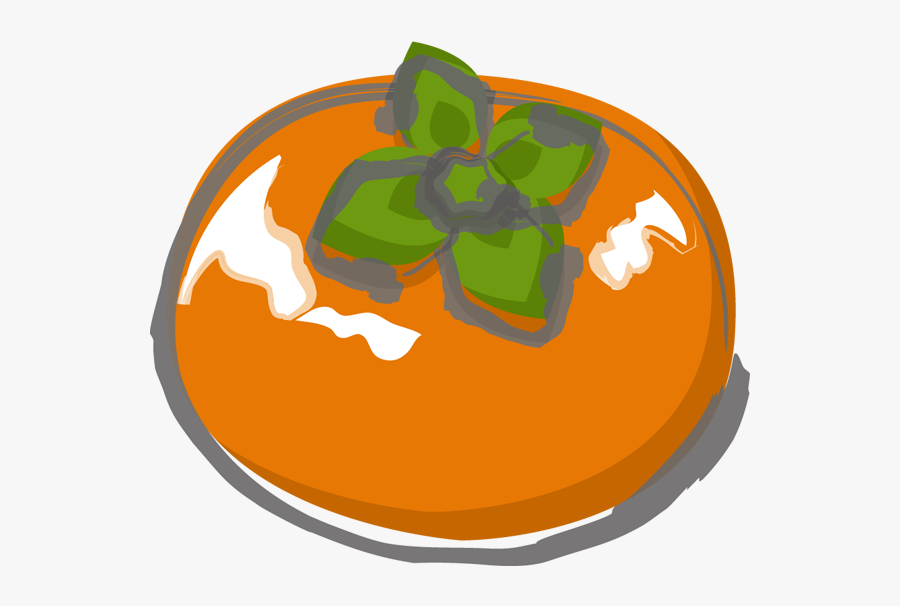 Japanese Persimmon Fruit Food Microsoft Powerpoint - イラスト 柿, Transparent Clipart