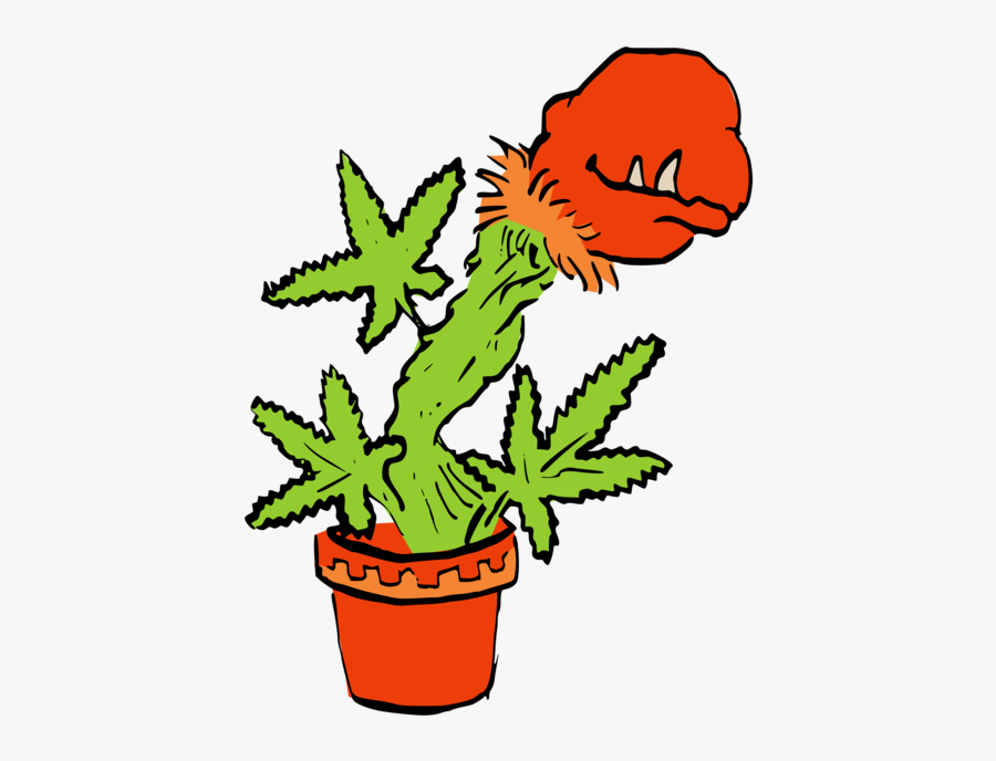 Drawing Of Computer With Flower Pot, Transparent Clipart