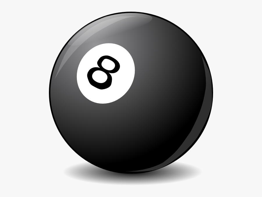 Cartoon 8 Ball Png, Transparent Clipart