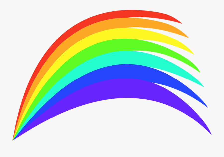 Rainbow, Colours, Colourful, Paints, Violet, Indigo - Rainbow Clip Art, Transparent Clipart