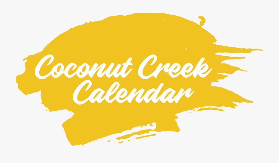 Coconut Creek Calendar - Calligraphy, Transparent Clipart
