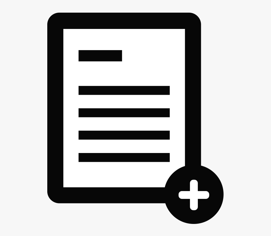 Clip Art Add Document File Paper - Cotizacion De Mantenimiento De Gruas Viajeras, Transparent Clipart