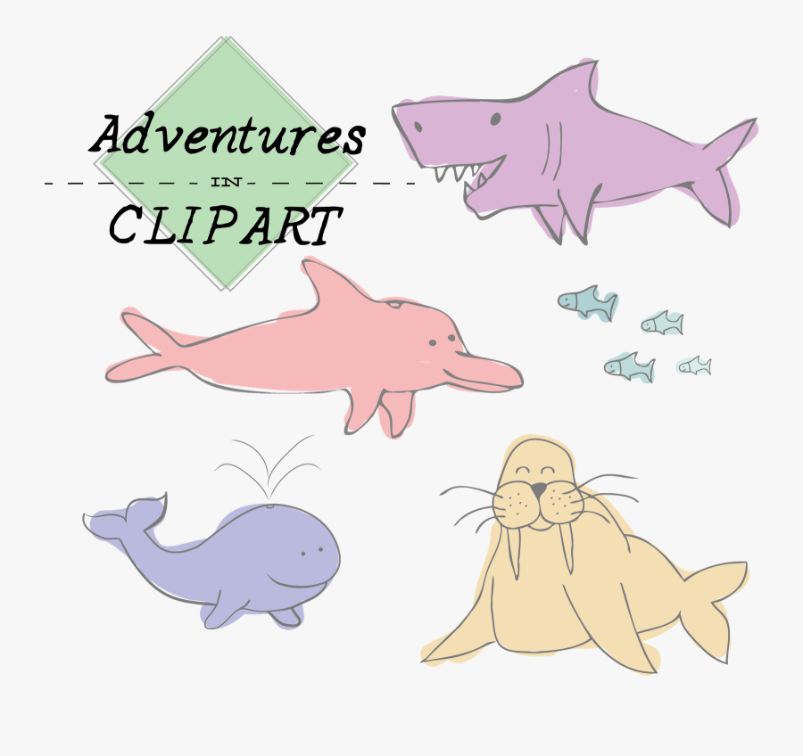 Common Bottlenose Dolphin, Transparent Clipart