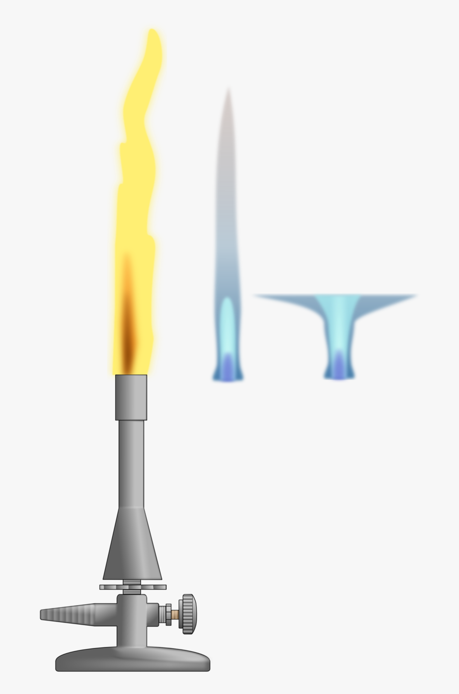 Teclubrenner / Teclu Burner - Flame Transparent Bunsen Burner, Transparent Clipart