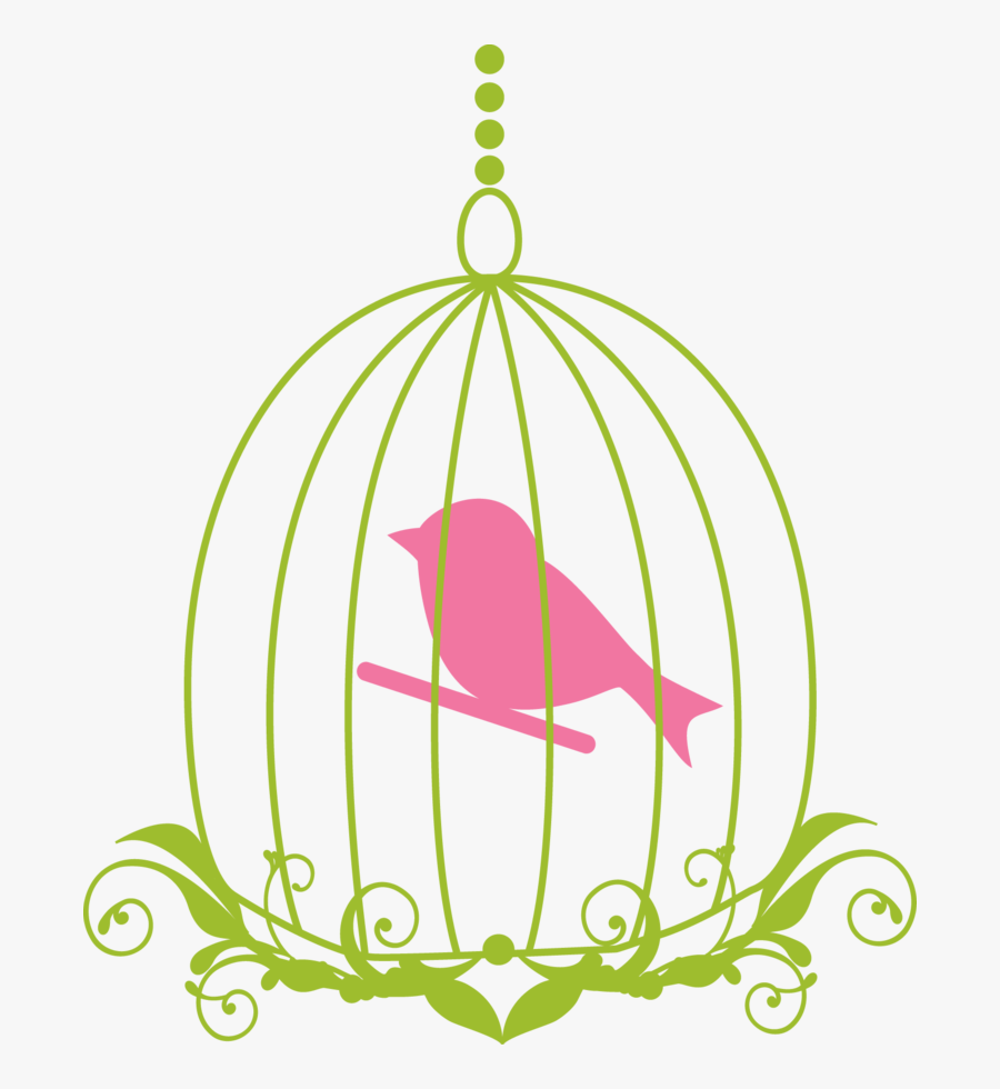 Hello Clipart April - Bird Cage Silhouette, Transparent Clipart