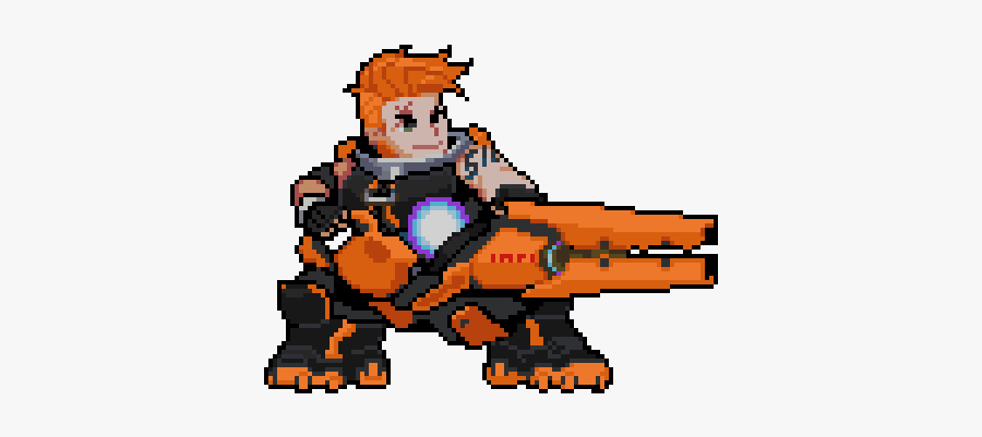 Overwatch Zarya Pixel Spray, Transparent Clipart