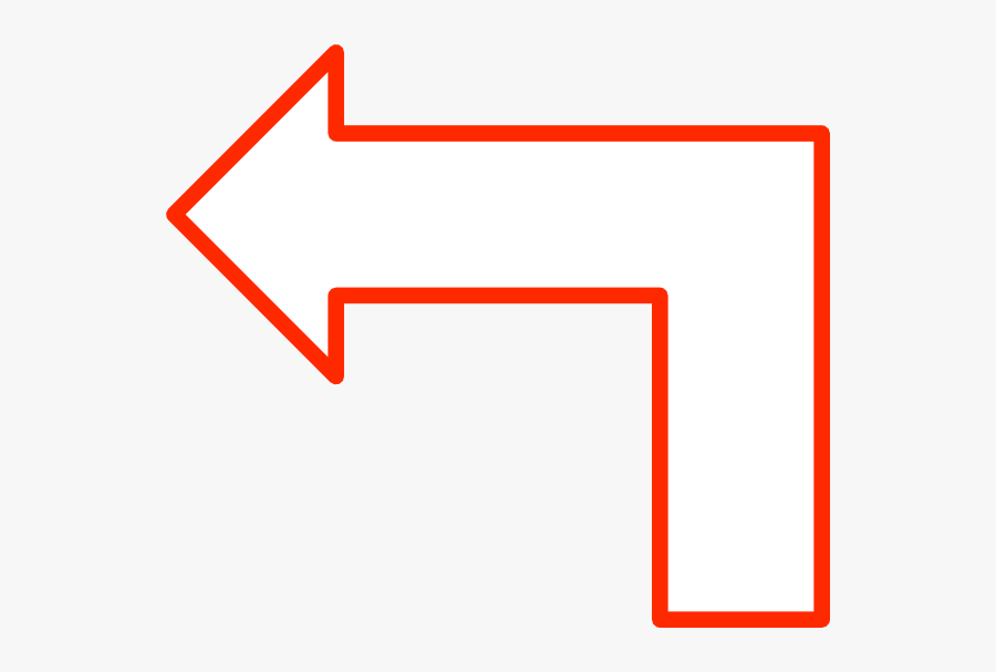 Free Vector L Shaped Arrow Set Clip Art - Seta Em L Png, Transparent Clipart