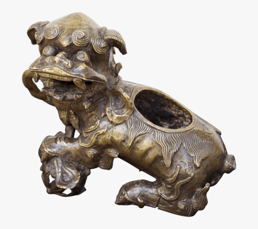 Foo Dog Incense Burner Clip Arts - Bronze Sculpture, Transparent Clipart