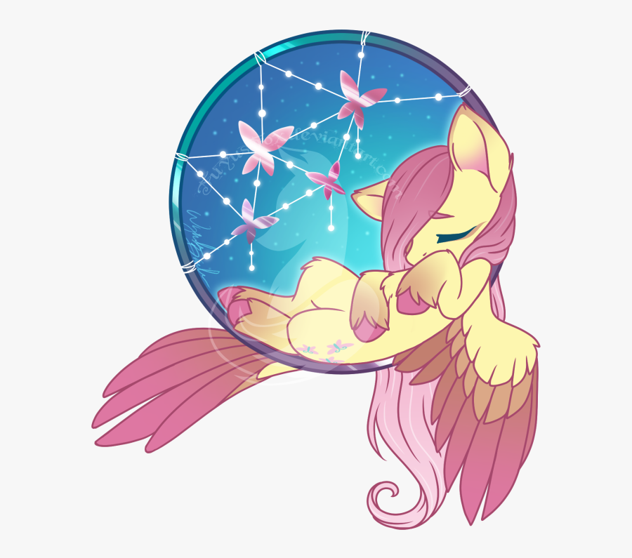 Clip Art Alicorn Artist Fuyusfox - Fluttershy Dream Ring, Transparent Clipart