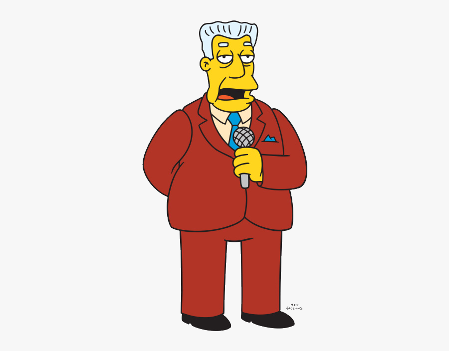 Kent Brockman Los Simpsons - Simpsons Kent Brockman, Transparent Clipart