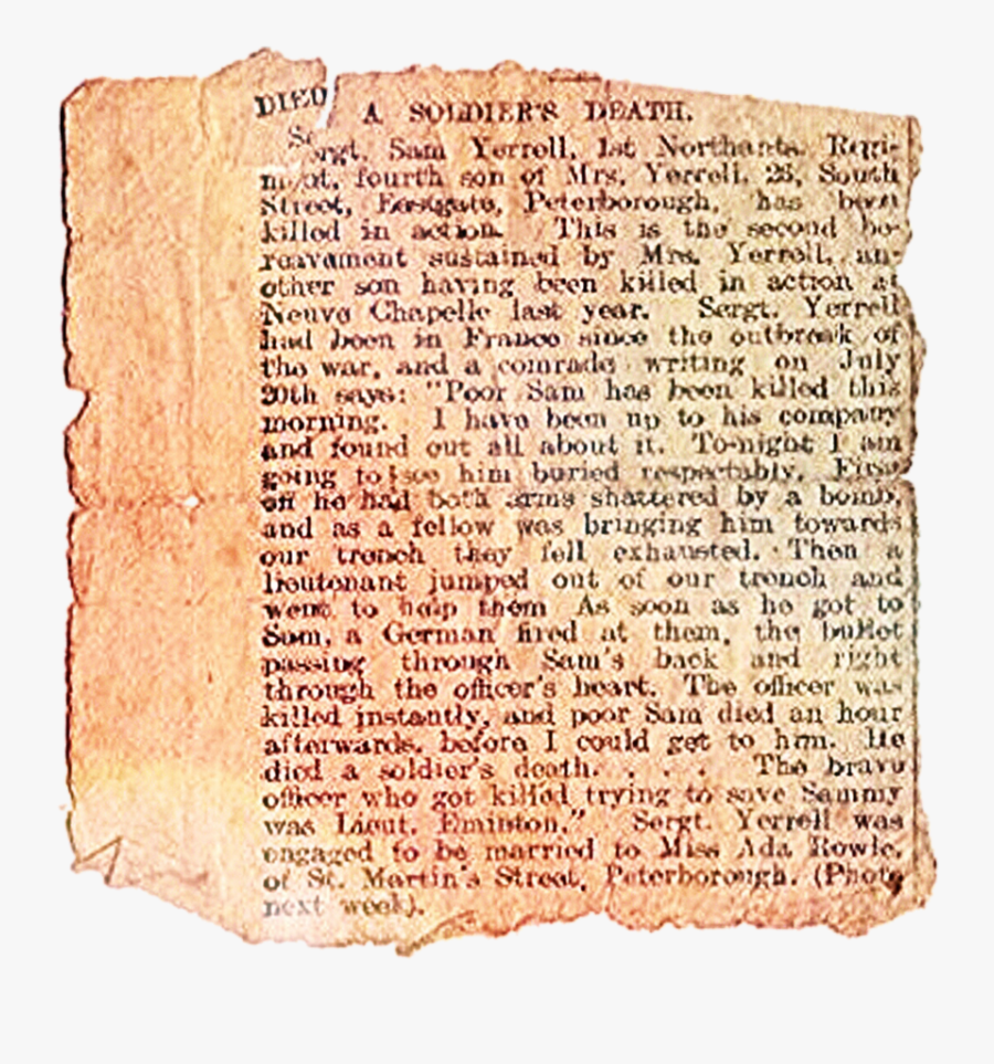 Newspaper Clip Old, Transparent Clipart