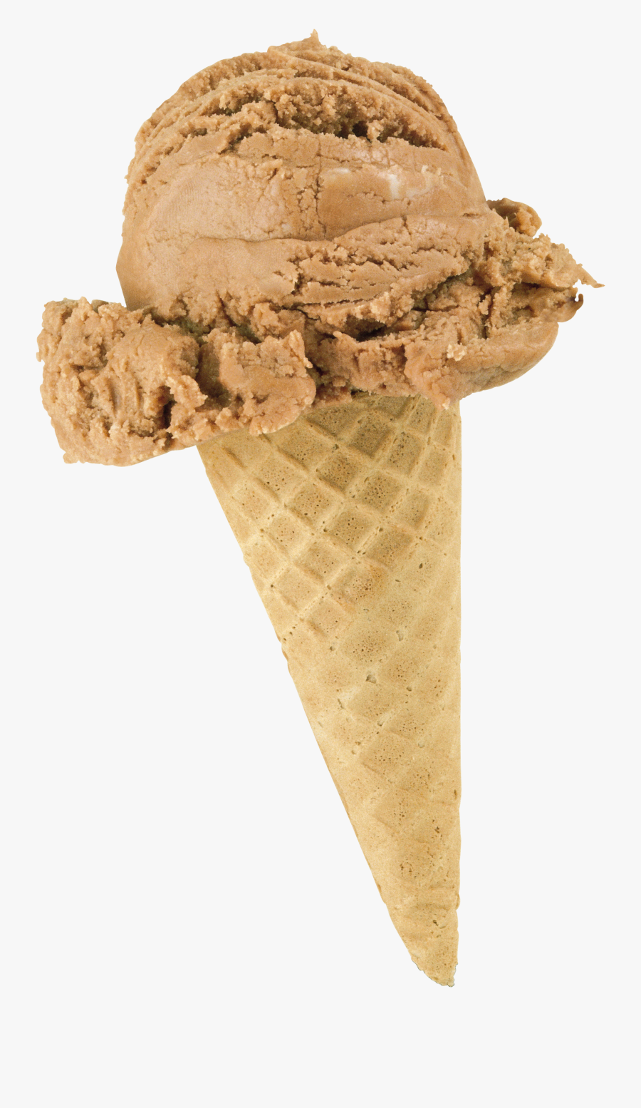 Transparent Ice Cream Cone Without Ice Cream Clipart - Ice Cream No Background, Transparent Clipart