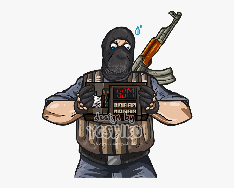 Terrorist Clipart Counter Strike - Counter Strike Fan Art, Transparent Clipart