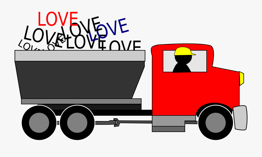 Truck Load Of Love, Transparent Clipart