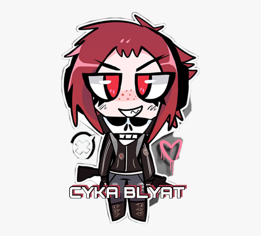 Csgp Terrorist Anime Cyka Blyat - Cartoon, Transparent Clipart