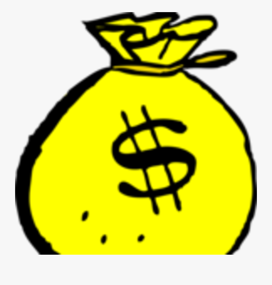 Public Domain Via Pixabay - Gold Money Bag Png, Transparent Clipart