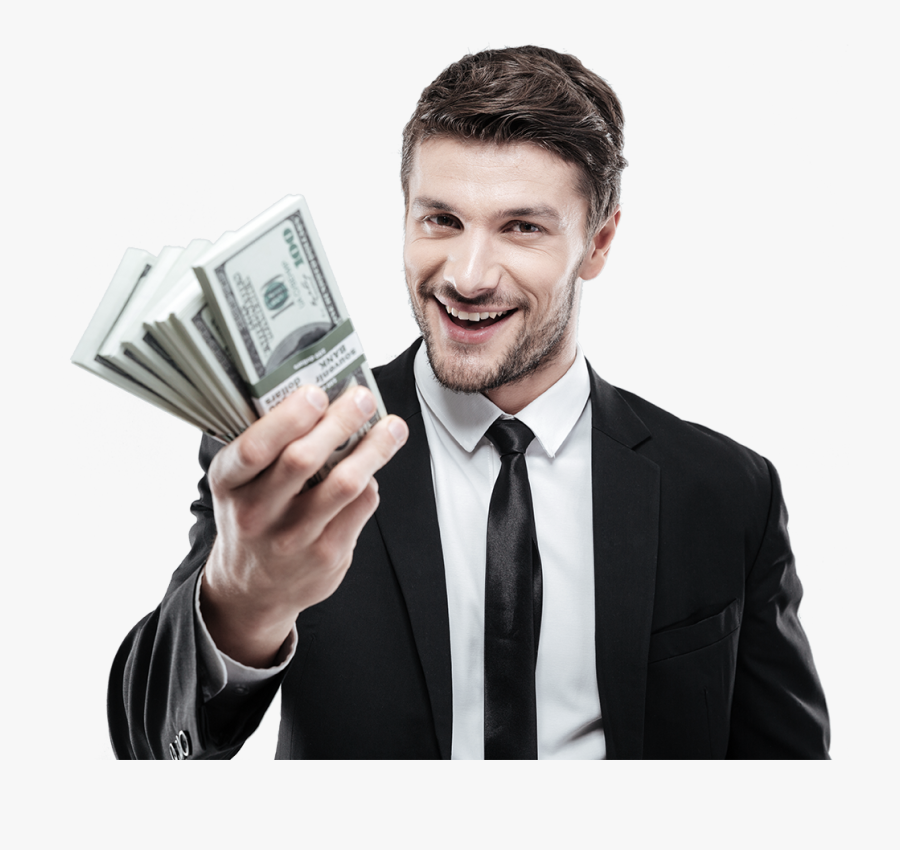It"s Your Money, Don"t Give It Away If You Aren"t Fully - Man With Money Png, Transparent Clipart