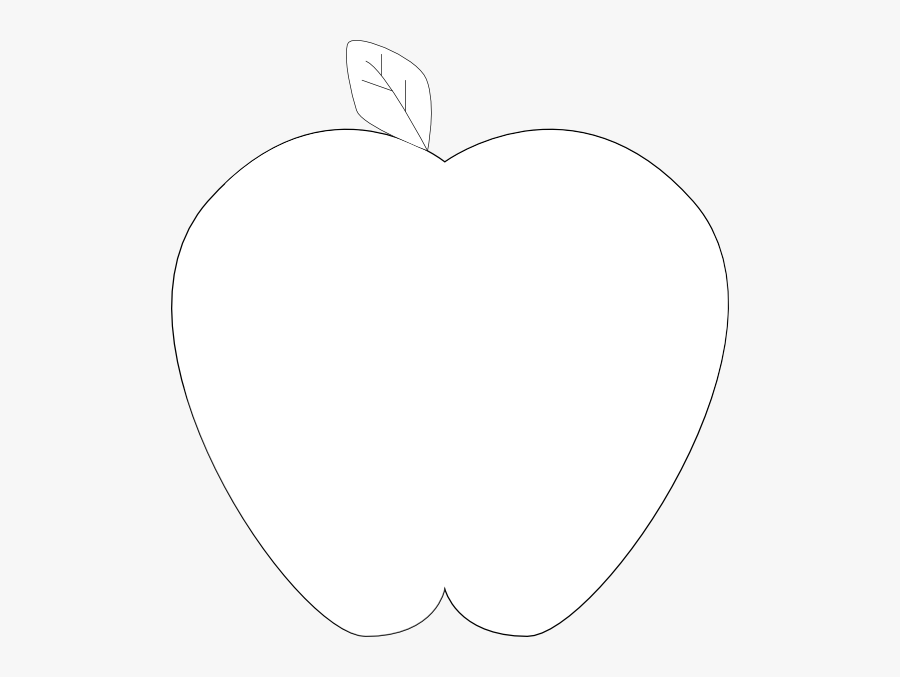 Black And White Apple Clipart - Silhouette Strawberry, Transparent Clipart